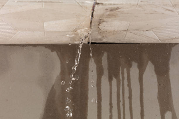 Professional Burst Pipe Cleanup technician working in Avon, MA